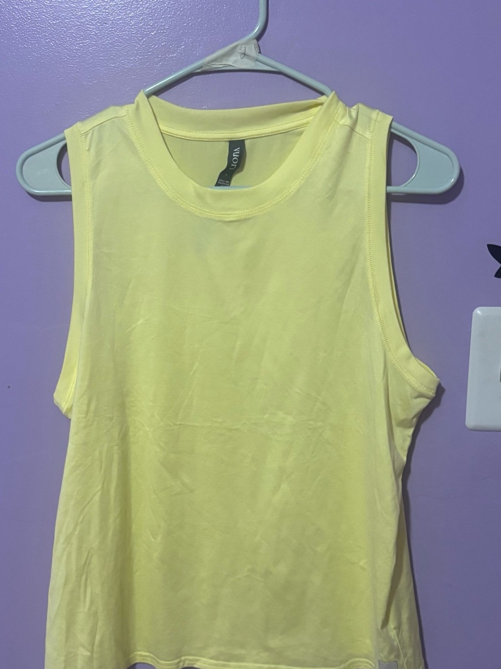 Vuori Women's Yellow Athletic Tank Top -